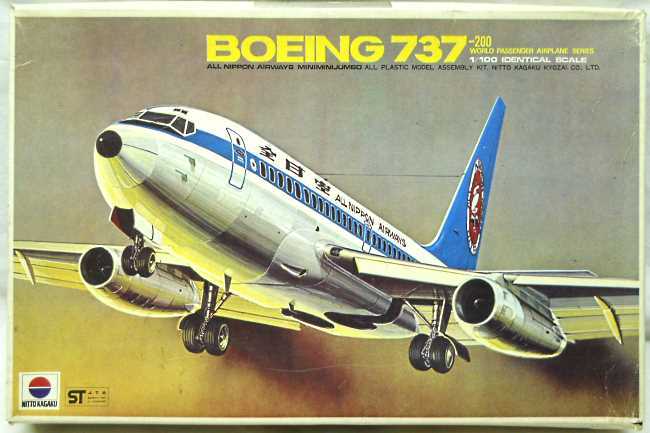 Nitto 1/100 Boeing 737 -200 - ANA All Nippon Airways (737200), 400-400 plastic model kit